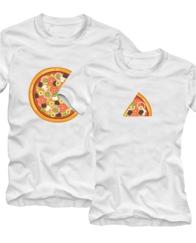 Marškinėliai Poroms Pizza Marškinėliai Poroms Pizza